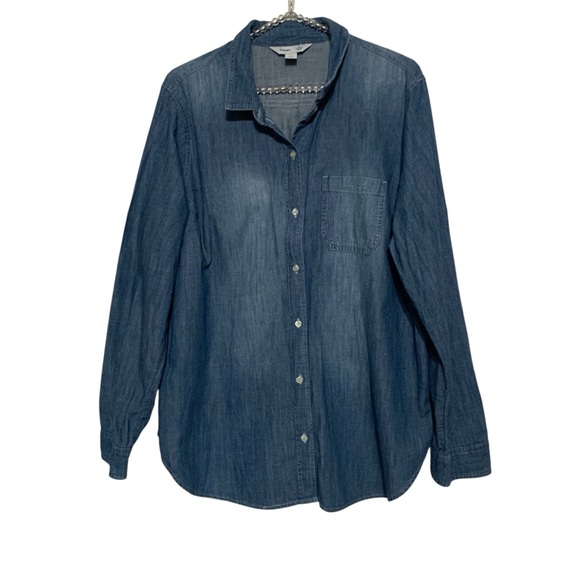 Old Navy Tops - Old Navy Blue Button Down Shirt